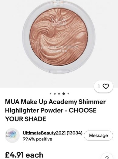 Only 1 Euro Each!! - Brand New Make Up Items