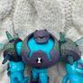 Ben 10 Omni Enhanced Shock Rock Action Figure Playmates Toys Cartoon approx 4.5"  Used Please look at the pictures Image 3