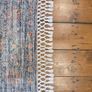 Art Carpet Kilim Collection Blue Floral Rug 135 x 68cm Image 7