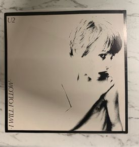 U2 - I Will Follow Irish CBS Sunburst Label 7" Vinyl. 1980