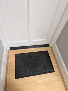Thin door mat