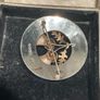 Ward Brothers WBS Sterling Silver and 9ct gold Thistle Pin brooch with hallmarks on silver and on gold portions 1954 Image 2