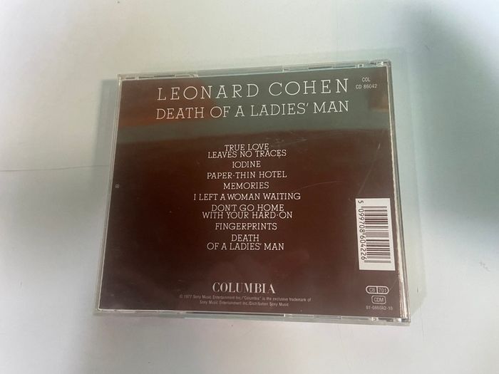 Leonard Cohen Death of a Ladies' Man CD