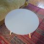 White Circular Table Image 3
