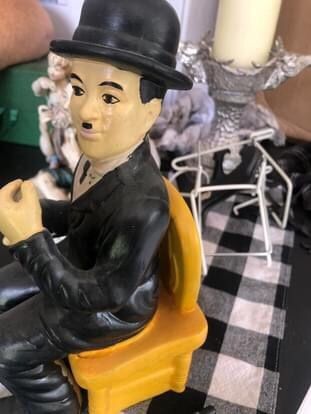 Rare porcelain Charlie Chaplin figure