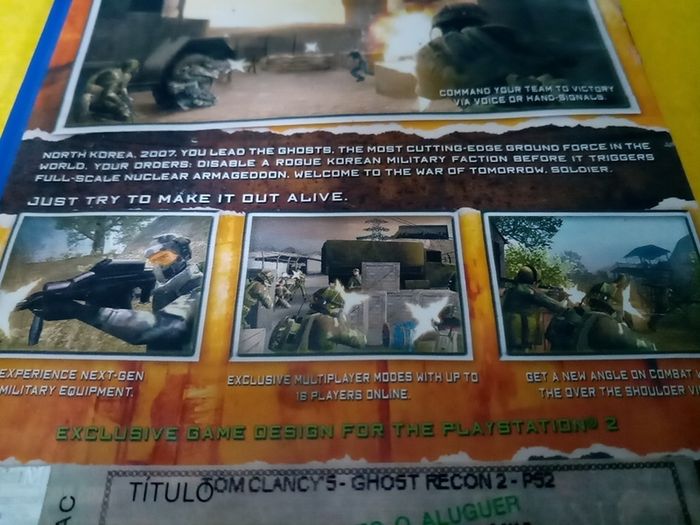 Ghost Recon 2 - PlayStation 2 Games - Original