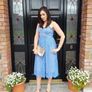 Blue lace dress Image 5