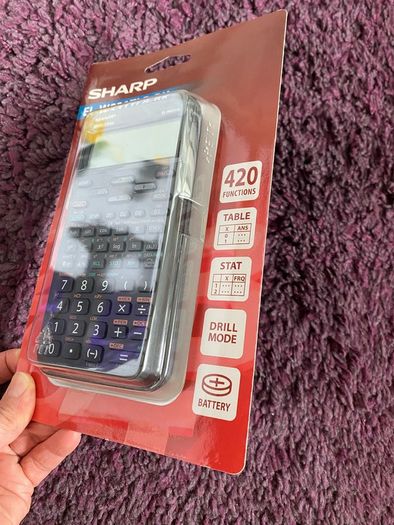 Sharp Scientific Calculator (EL-W531TLB-BK) designed for school and exam use.