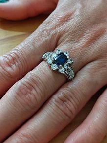Sterling Silver Ring - Size U - Stamped for Silver (S38)