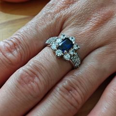 Sterling Silver Ring - Size U - Stamped for Silver (S38)