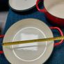 2x Crofton iron cast casserole pots in red Image 5