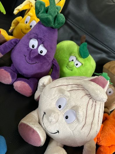 Vegetable & Fruits soft toys in perfect condition!