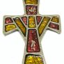 Mid Century cross pendant Image 6