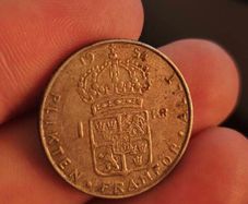 Silver coin Sweden