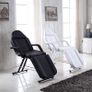 Adjustable Beauty Bed Massage Table 3 Section Leather Spa Treatment Bed with Headrest Image 7