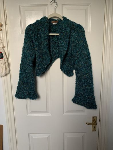 Cardigan Shawl with bell sleeves