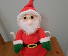 Hand Knitted Santa Claua Tea Cosy