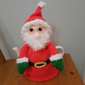 Hand Knitted Santa Claua Tea Cosy