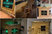 Home Bars Built To Order Solid Pine Top