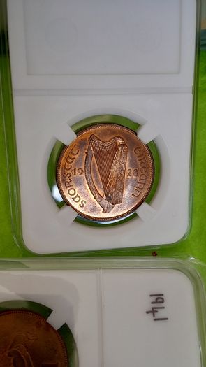 Proof 1928 1d PENNY Freestate High grade Registered post included Read description
