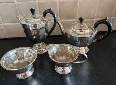 Viners Of Sheffield Silver Plated Tea Set