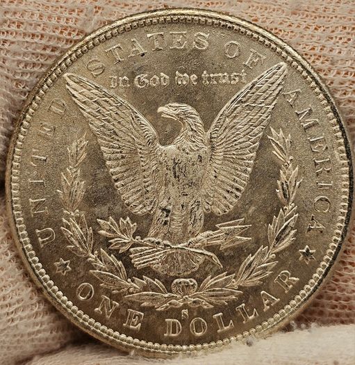 USA United States Silver 1879 S Silver Morgan Dollar Beautiful Uncirculated Lustrous Superb!