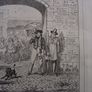 2 x Mid 19th Century Engraved Caricatures by George Cruikshank Image 3