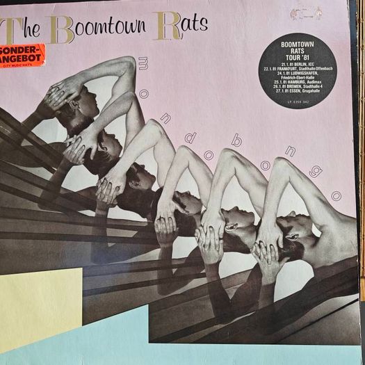 Boomtown Rats, Mondo Bongo German LP with inner and 2 x posters