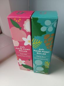 2 x Gruum pulse point rollers - Inner Calm and Energy Boost, 9g, new