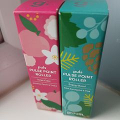 2 x Gruum pulse point rollers - Inner Calm and Energy Boost, 9g, new