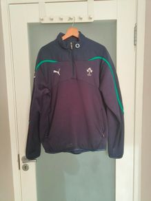 Vintage Puma Ireland Rugby IRFU fleece training top