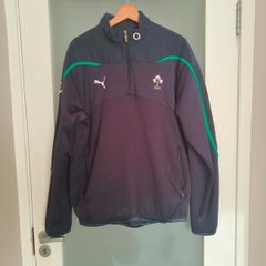 Vintage Puma Ireland Rugby IRFU fleece training top