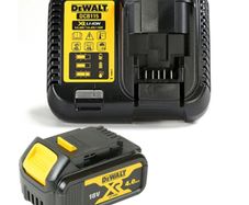 Dewalt 18v Dcb182 4ah Battery & Charger Bundle