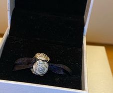 Pandora enamel rose charm