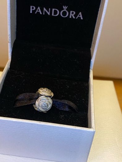 Pandora enamel rose charm