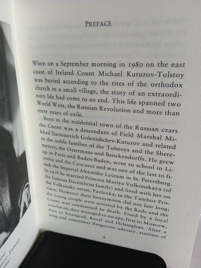 The Story of My Life by Michael Pavlovich Kutuzov-Tolstoy (RB188)