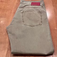 Waist 34 L 32. Mens Beige Cotton Jeans by Hugo Boss