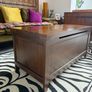 Wooden Blanket Storage Box Image 3