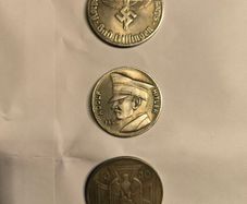 1935 German 5 ReichMark coins X3