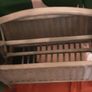 french rattan magazine rack 70's, read ad Image 2