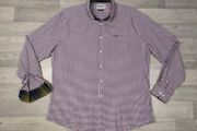 Barbour Button Down Check Oxford Shirt Mens XXL