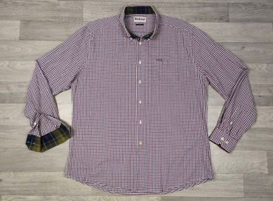Barbour Button Down Check Oxford Shirt Mens XXL