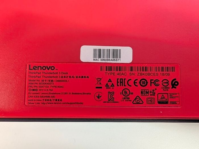 Dock station Lenovo