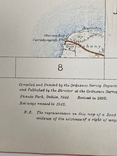 1948 Achill Island Map