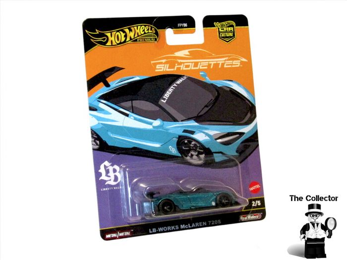 Hot Wheels Premium Car Culture Silhouettes LB-WORKS MCLAREN 720 S Brand New Sealed