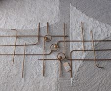 BePureHome "Symphony" Minimalist Metal Wall Art (Antique Brass)