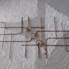 BePureHome "Symphony" Minimalist Metal Wall Art (Antique Brass)