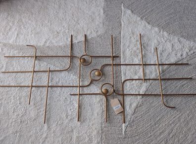 BePureHome "Symphony" Minimalist Metal Wall Art (Antique Brass)