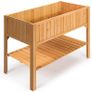 Raised Bed With Shelf, Long Lasting Pine Image 3