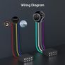 C301 Bluetooth 5.0 Car Radio, Avylet 7 LED Colors Car Stereo Handsfree Calling Stereo & Clock, FM Radio USB/AUX in/MP3/SD MP3 Player Wireless Remote Control Image 8